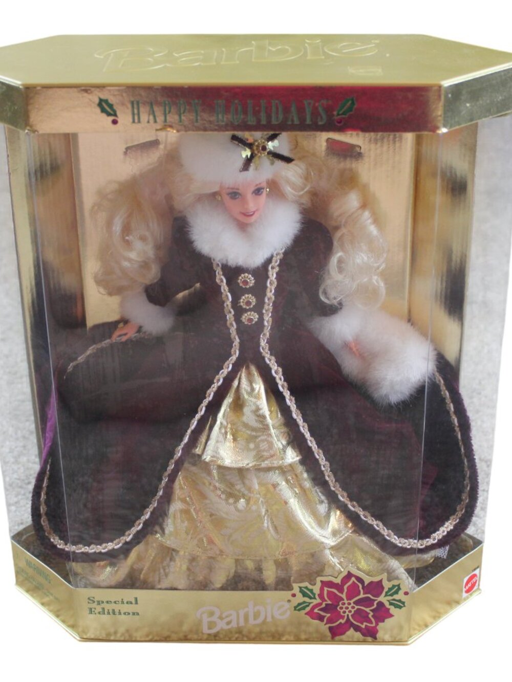 Barbie Happy Holidays Special Edition Doll #15646 Vintage 1996 Christmas Toy NEW
